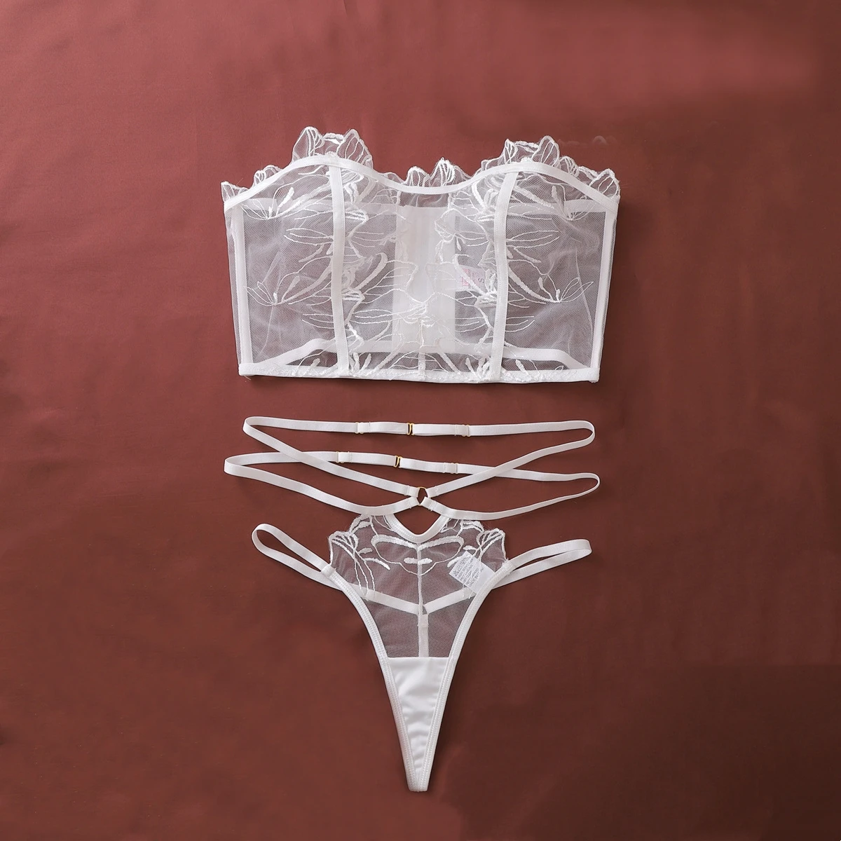 Advanced Light Luxury Pure Desire Style Lingerie Set Womens French Lace Splicing Perspective Mesh Underwear Body Shaping Bra Set
Advanced Light Luxury Pure Desire Style Lingerie Set Womens French Lace Splicing Perspective Mesh Underwear Body Shaping Bra Set