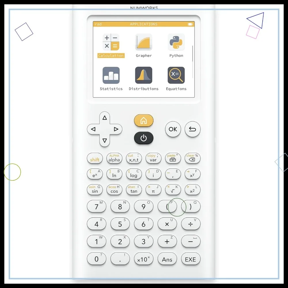 Усовершенствованный графический калькулятор для студентов — перезаряжаемая, многоязычная поддержка и цветной экран высокого разрешения
Усовершенствованный графический калькулятор для студентов — перезаряжаемая, многоязычная поддержка и цветной экран высокого разрешения