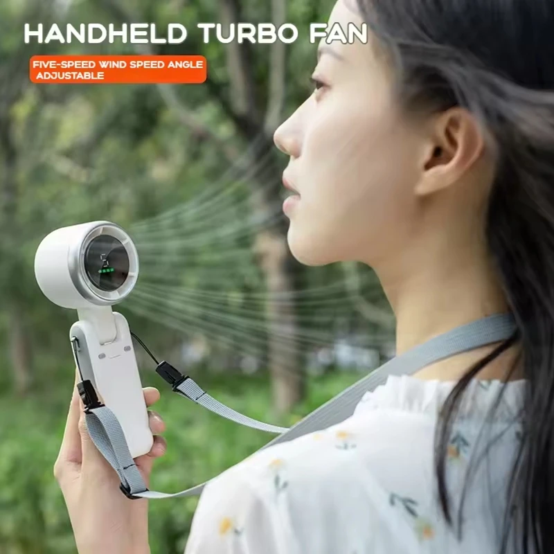 New Portable Handheld Fan High-speed Powerful Adjustable Turbo USB RechargeableFans LED Display MINI Turbo Fan
New Portable Handheld Fan High-speed Powerful Adjustable Turbo USB RechargeableFans LED Display MINI Turbo Fan