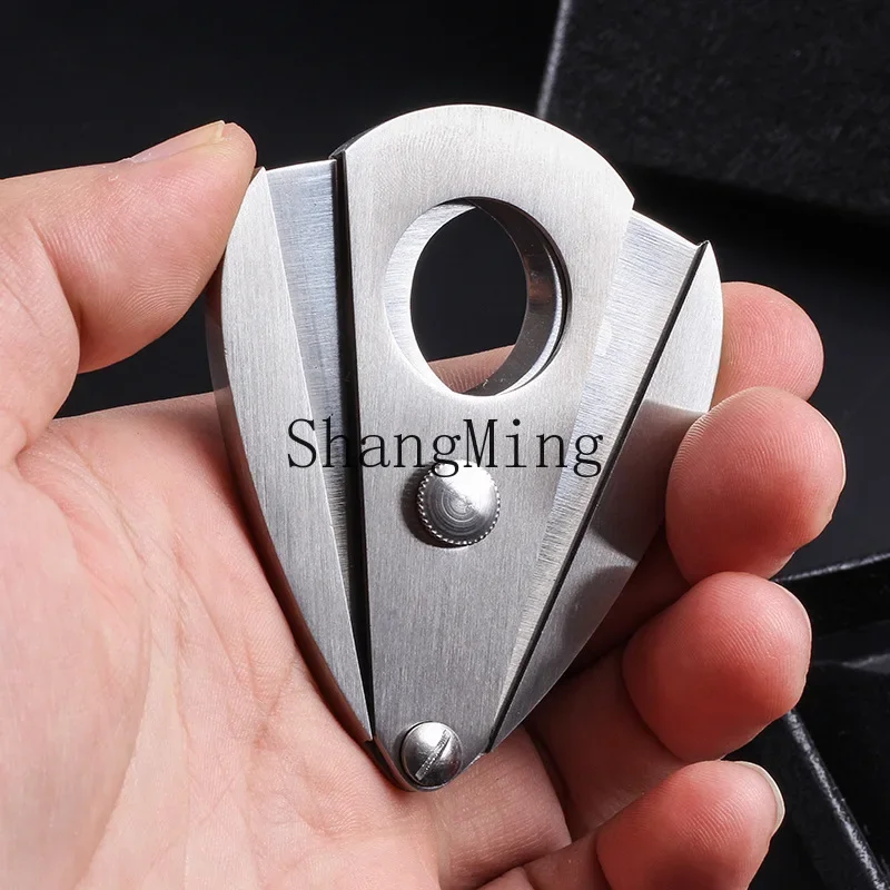 CL stainless steel cigar cutter double-edged scissors portable buckle automatic spring button Cuban cigar cutter
CL stainless steel cigar cutter double-edged scissors portable buckle automatic spring button Cuban cigar cutter