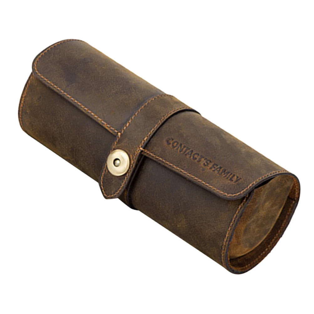 Round Watch Storage Box Cowhide Organizer Case Magnetic Buckle Durable Vintage Style Portable Travel for Jewelry
Round Watch Storage Box Cowhide Organizer Case Magnetic Buckle Durable Vintage Style Portable Travel for Jewelry