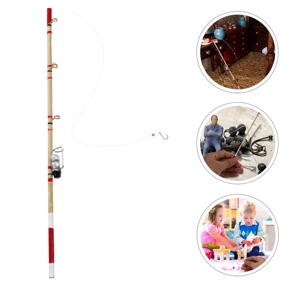 4Pcs Miniature Fishing Gear Set Realistic Wooden Mini Fishing Poles for Dollhouse Decoration Micro Landscape Accessories
4Pcs Miniature Fishing Gear Set Realistic Wooden Mini Fishing Poles for Dollhouse Decoration Micro Landscape Accessories