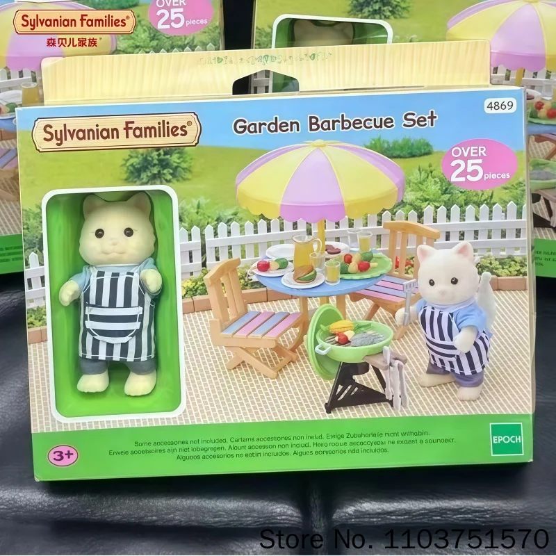Genuine Sylvanian Families Genuine Garden Barbecue Set Flocking Doll Figures Kawaii Room Ornaments Toy Christmas Gift
Genuine Sylvanian Families Genuine Garden Barbecue Set Flocking Doll Figures Kawaii Room Ornaments Toy Christmas Gift