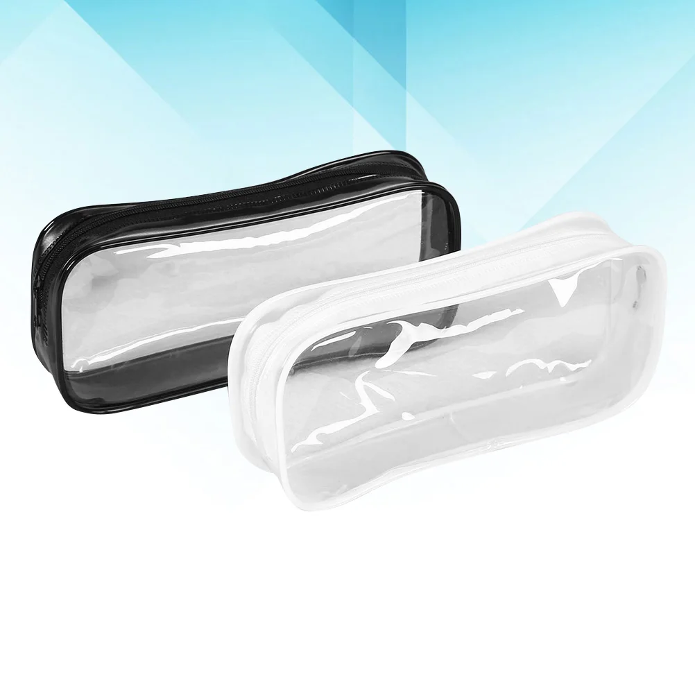 2 Pcs Pencil Case Zipper Closure Simple and Stylish Multifunctional Bag Storage Student Bags Pouch Transparent
2 Pcs Pencil Case Zipper Closure Simple and Stylish Multifunctional Bag Storage Student Bags Pouch Transparent