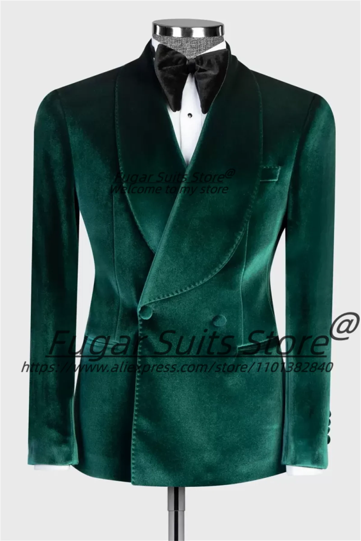 Customized Velvet Elegant Men Suits Slim Fit Shawl Lapel Groom Formal Tuxedos 2 Pieces Sets Luxuly Male Blazers Costume Homme
Customized Velvet Elegant Men Suits Slim Fit Shawl Lapel Groom Formal Tuxedos 2 Pieces Sets Luxuly Male Blazers Costume Homme