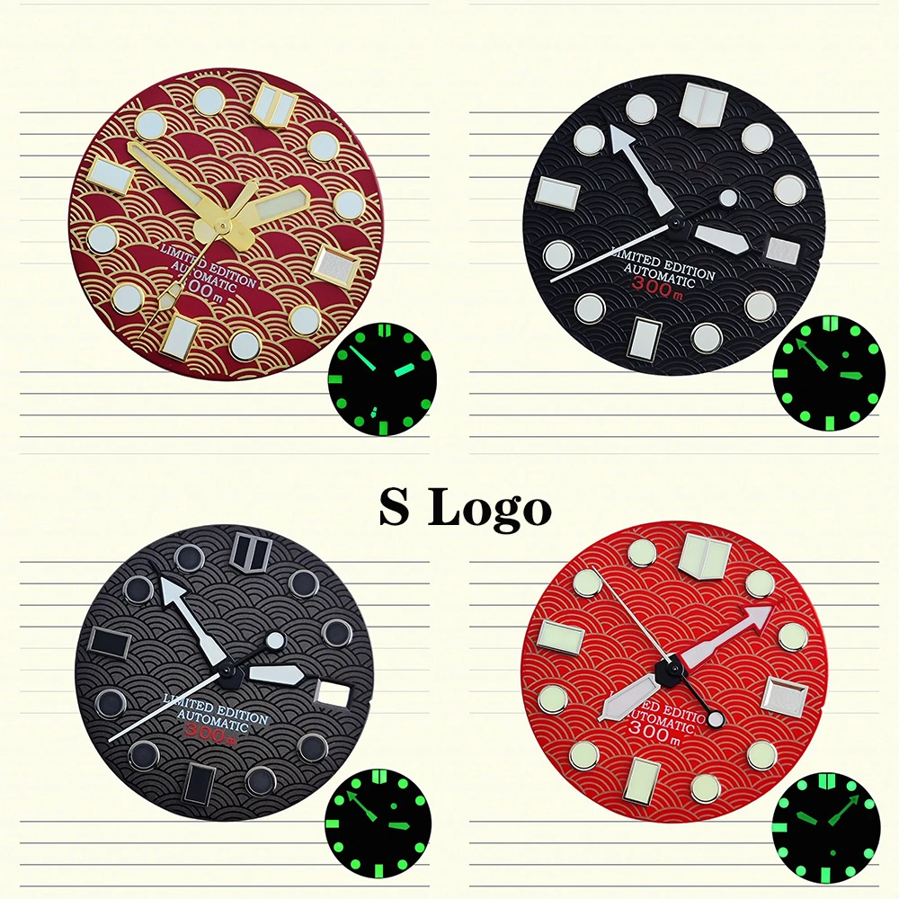 High quality NH35 dial 28.5mm S logo wavy dial compatible with NH35 watch repair accessories
High quality NH35 dial 28.5mm S logo wavy dial compatible with NH35 watch repair accessories