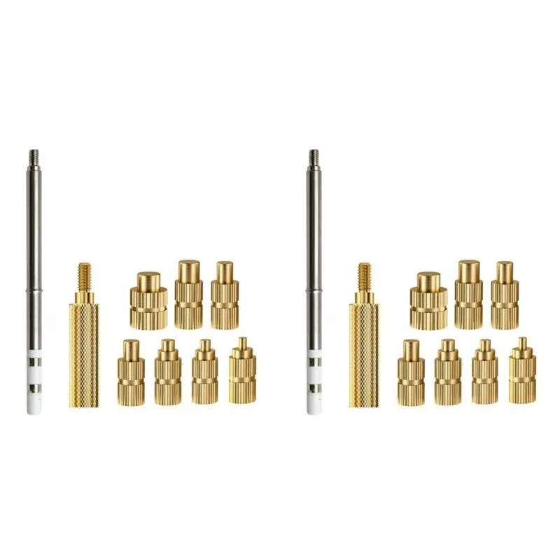 ABXF-2X T65 Soldering Iron Tip Heat Insert Nut Adaptors M2-M8 For T85 T75 HS01 GD300 SH72 RGS65 Insertion Kit
ABXF-2X T65 Soldering Iron Tip Heat Insert Nut Adaptors M2-M8 For T85 T75 HS01 GD300 SH72 RGS65 Insertion Kit