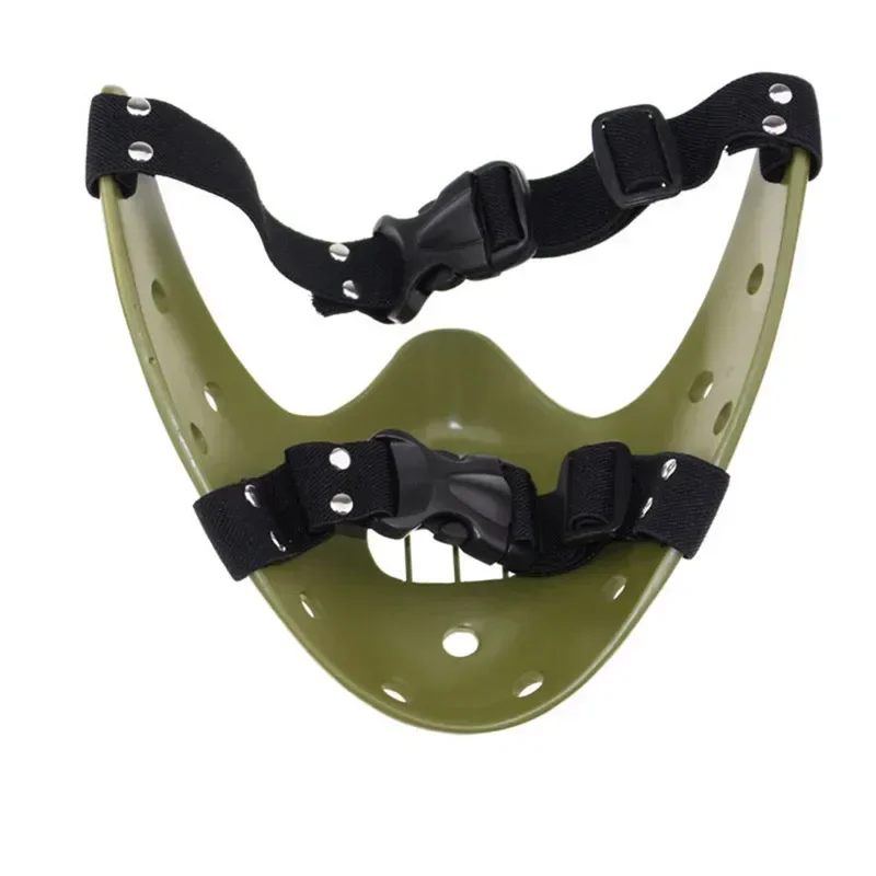 Ганнибал Лектер, смоляная маска ужасов, аксессуар для косплея для молчания ягнят, страшный маскарадный костюм на Хэллоуин, реквизит
Ганнибал Лектер, смоляная маска ужасов, аксессуар для косплея для молчания ягнят, страшный маскарадный костюм на Хэллоуин, реквизит