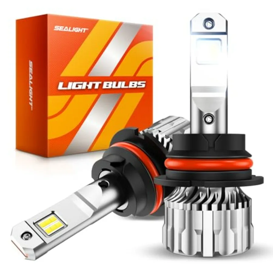 9004/HB1 LED Bulbs Hi/Low Beam 36 000LM 800 Super Brighter 6500K Cool White 1:1 Halogen Size with Fan Plug and Play Canbus Read
9004/HB1 LED Bulbs Hi/Low Beam 36 000LM 800 Super Brighter 6500K Cool White 1:1 Halogen Size with Fan Plug and Play Canbus Read