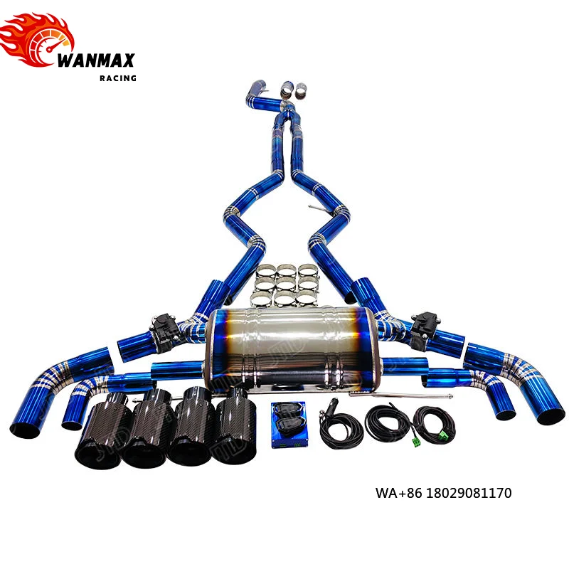 Titanium Valved Catback Exhaust for M240i M340i G20 G28 G42 2022+ - Electric Remote Control Sport Exhaust System
Titanium Valved Catback Exhaust for M240i M340i G20 G28 G42 2022+ - Electric Remote Control Sport Exhaust System