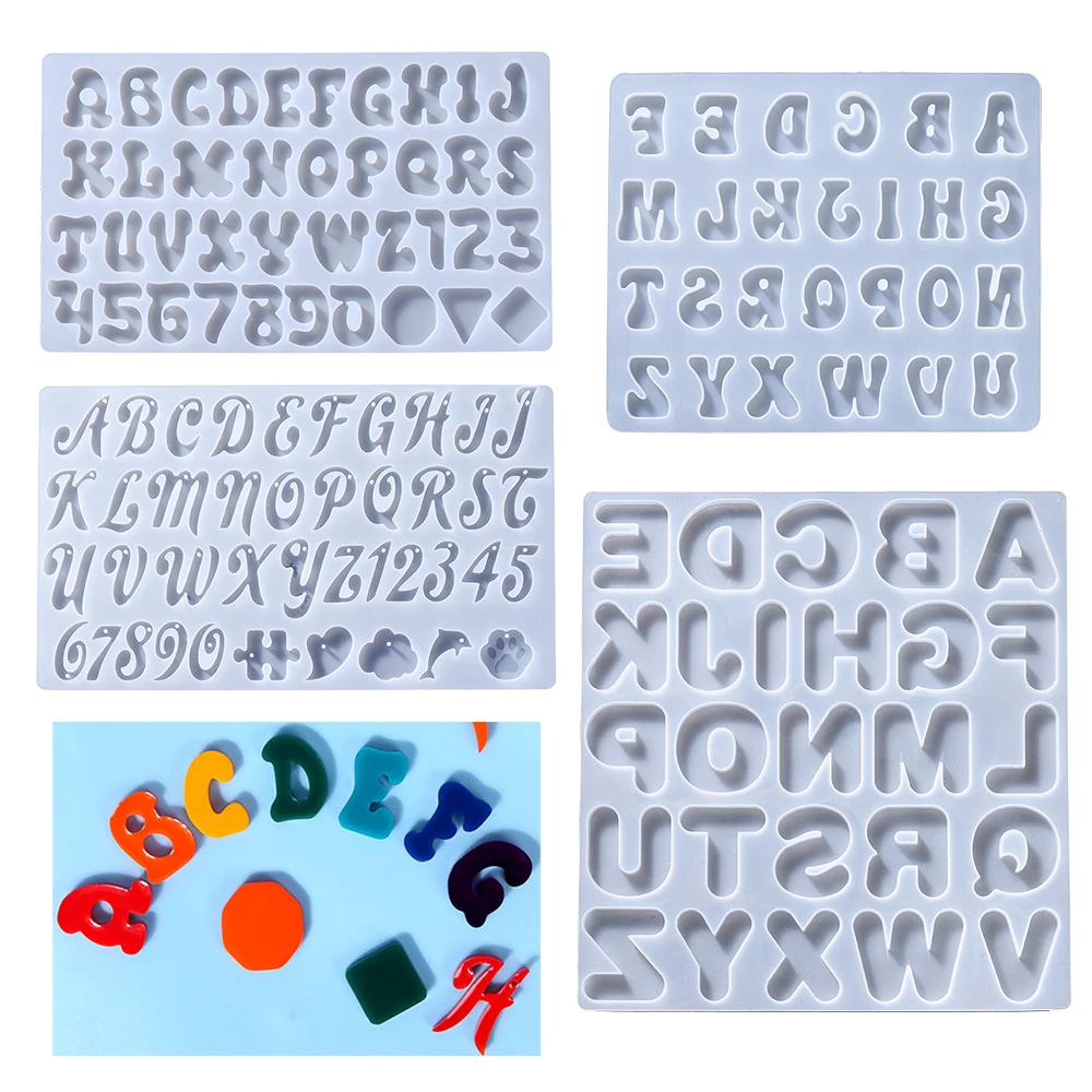 Alphabet Silicone Mold Letter Number Pendants Epoxy Resin Mould DIY Keychain Earring Necklace Pendant Epoxy Resin Jewelry Crafts
Alphabet Silicone Mold Letter Number Pendants Epoxy Resin Mould DIY Keychain Earring Necklace Pendant Epoxy Resin Jewelry Crafts