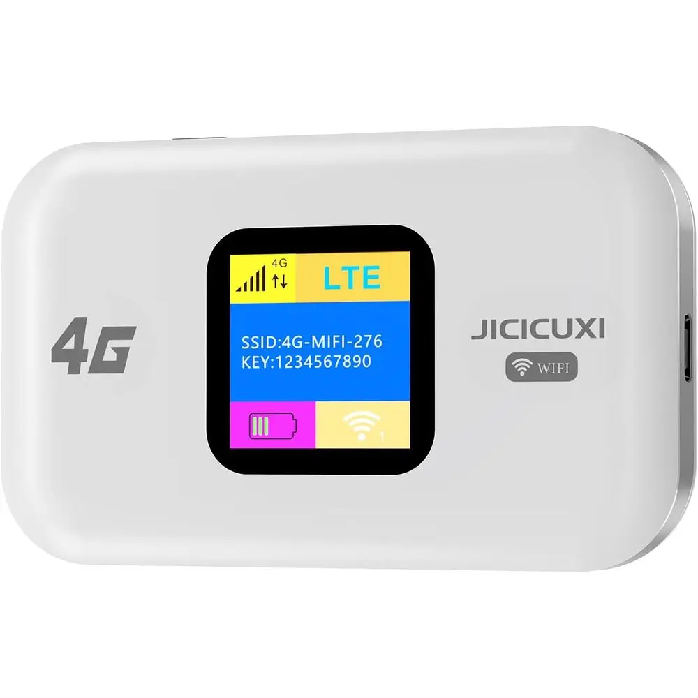 Portable 4G LTE Mobile Hotspot Router, High-Speed 300Mbps, Supports 12 Users, Ideal for Travel and Outdoor Activities, 3000mAh B
Portable 4G LTE Mobile Hotspot Router, High-Speed 300Mbps, Supports 12 Users, Ideal for Travel and Outdoor Activities, 3000mAh B