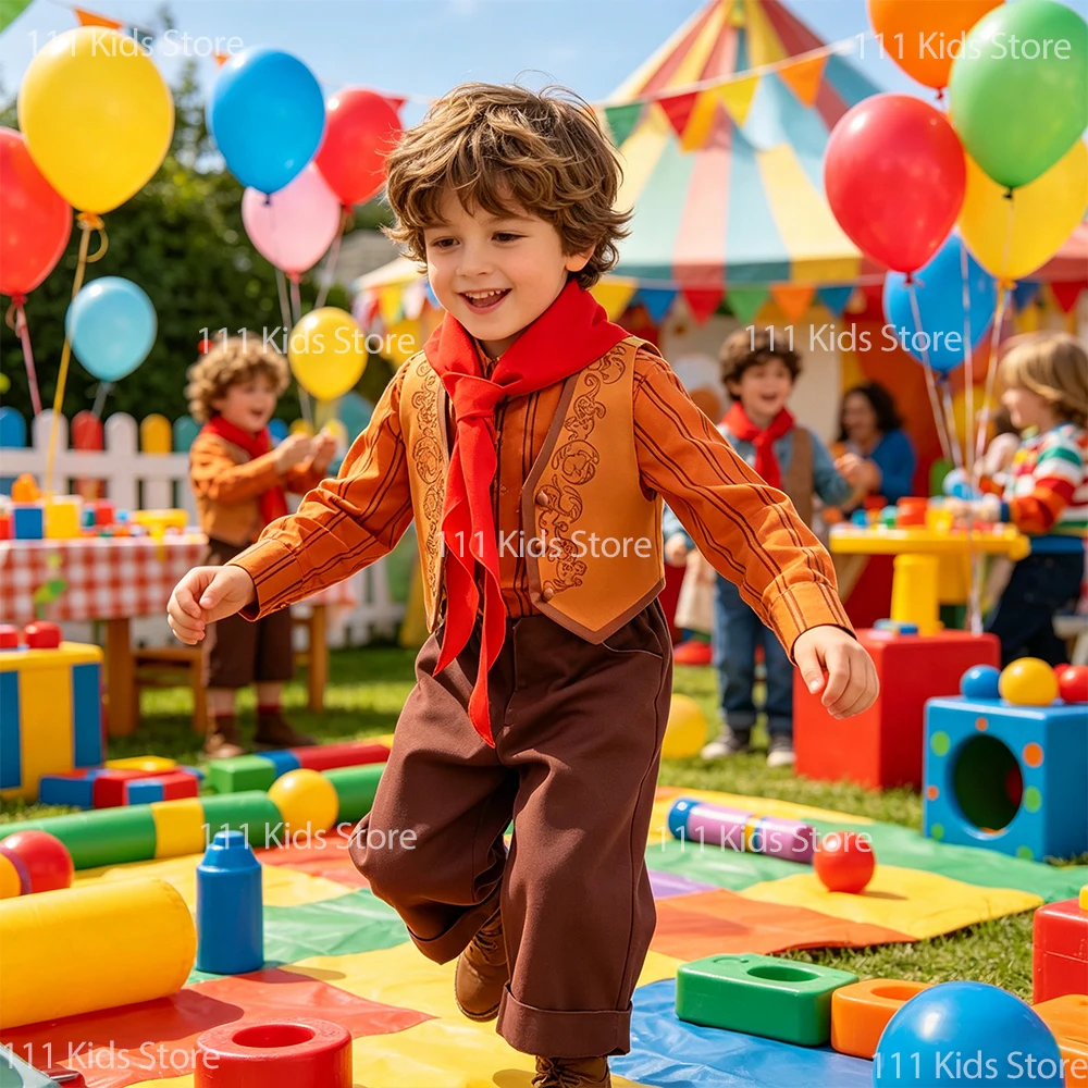 1-6 Years Children's Perform Clothing for Birthday Party Dress Up Boys Sets Anime Encanto Antonio Cosplay Costume 4Pcs Clothes
1-6 Years Children's Perform Clothing for Birthday Party Dress Up Boys Sets Anime Encanto Antonio Cosplay Costume 4Pcs Clothes