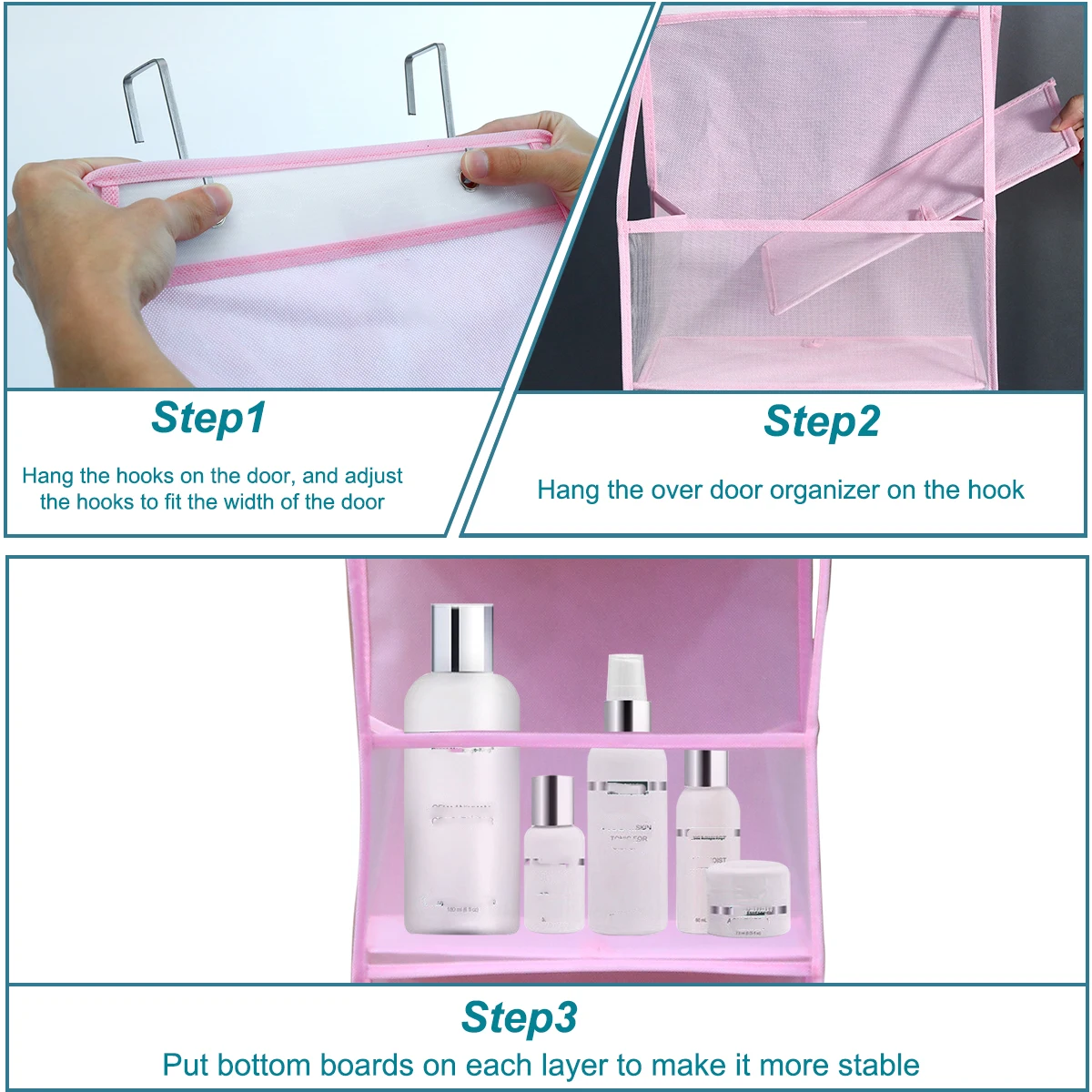 4/6-Tier Hanging Storage Bag Foldable Organizer Over-The-Door Holder For Hair Accessories Snacks Toys Clothes Storage Holder
4/6-Tier Hanging Storage Bag Foldable Organizer Over-The-Door Holder For Hair Accessories Snacks Toys Clothes Storage Holder
