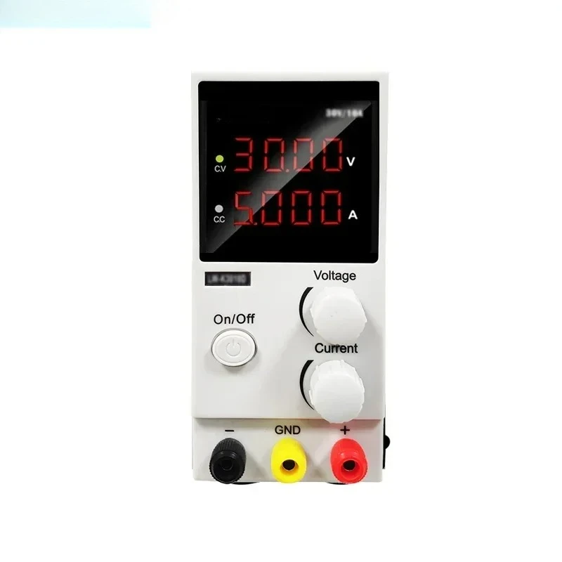 K305D 4LED Adjustable DC Power Supply 30V 5A Laboratory Variable Switch Bench Power Supply Stabilized Power Source
K305D 4LED Adjustable DC Power Supply 30V 5A Laboratory Variable Switch Bench Power Supply Stabilized Power Source