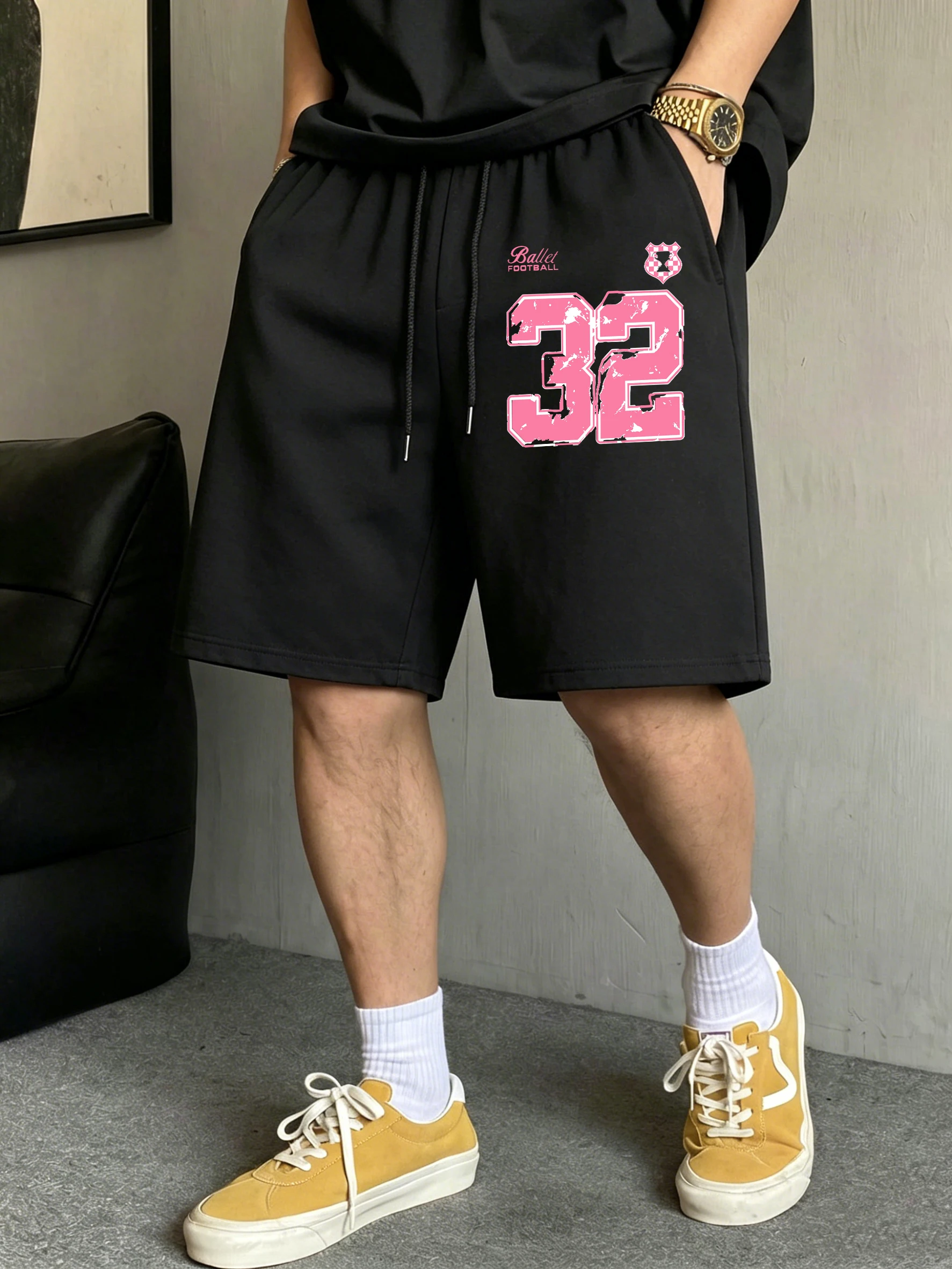 Мужские спортивные шорты с принтом Ballet Football 32, летняя уличная спортивная одежда, повседневная свободная базовая одежда, унисекс, широкие брюки с карманами
Мужские спортивные шорты с принтом Ballet Football 32, летняя уличная спортивная одежда, повседневная свободная базовая одежда, унисекс, широкие брюки с карманами