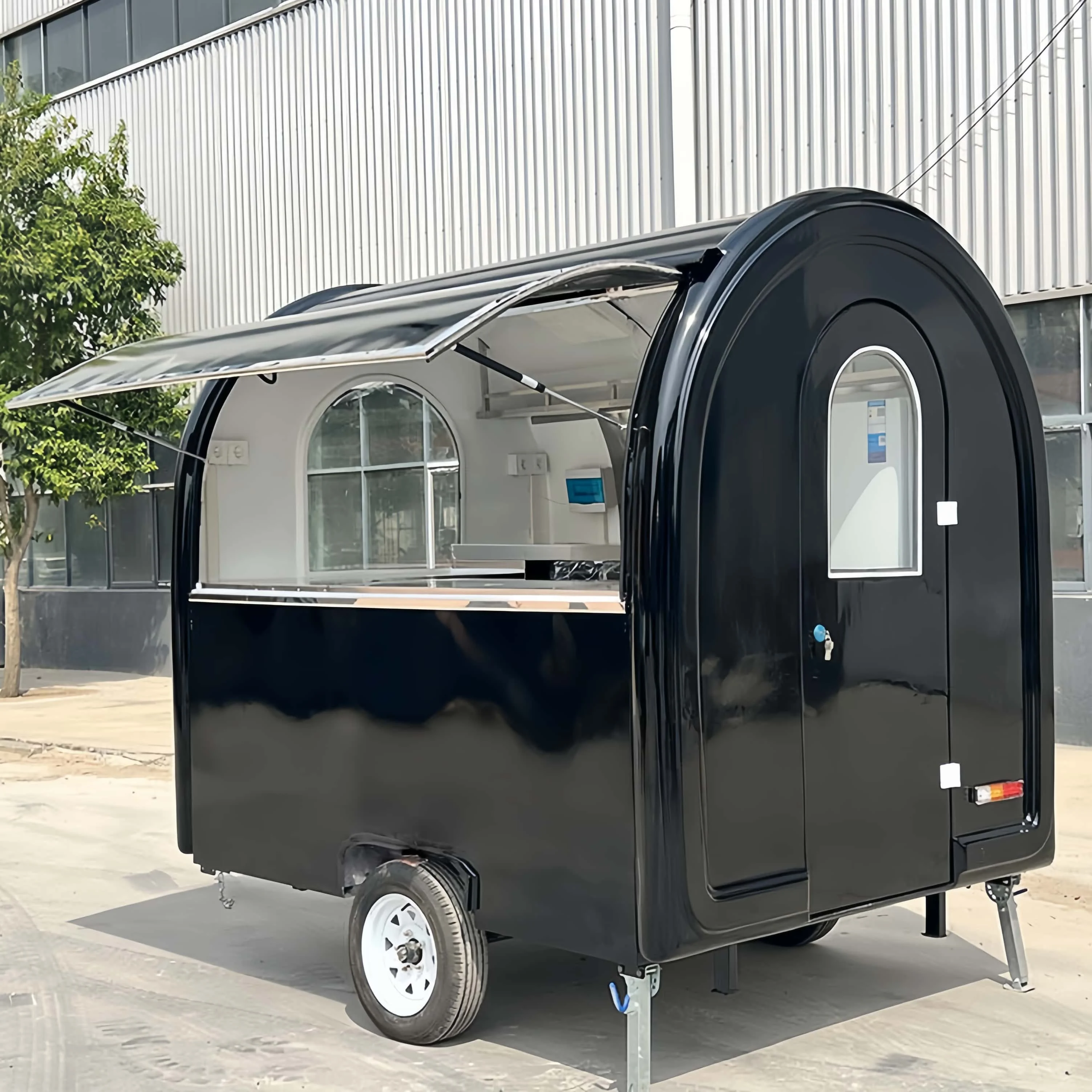 Outdoor Food Truck Trailer Portable Kitchen with Full Equipment Hot Dog Pancakes Burger Cart Mobile Restaurant
Outdoor Food Truck Trailer Portable Kitchen with Full Equipment Hot Dog Pancakes Burger Cart Mobile Restaurant