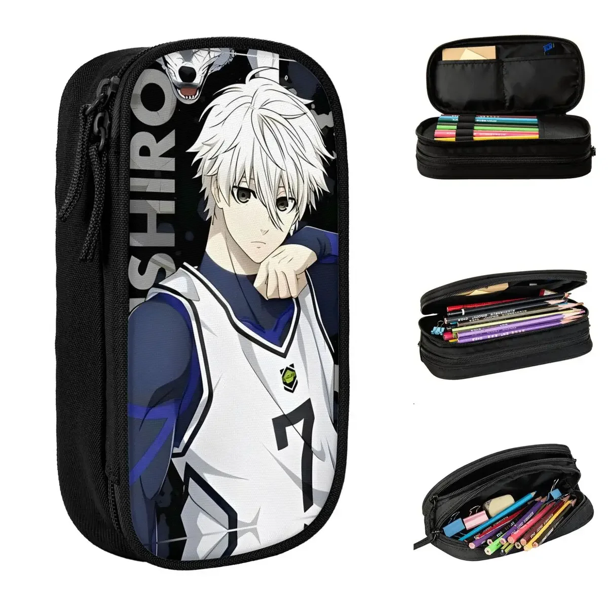 Blue Lock Soccer Player Pencil Case Pen Box Bags for Student Large Storage Students School Zipper Pencil Box
Blue Lock Soccer Player Pencil Case Pen Box Bags for Student Large Storage Students School Zipper Pencil Box