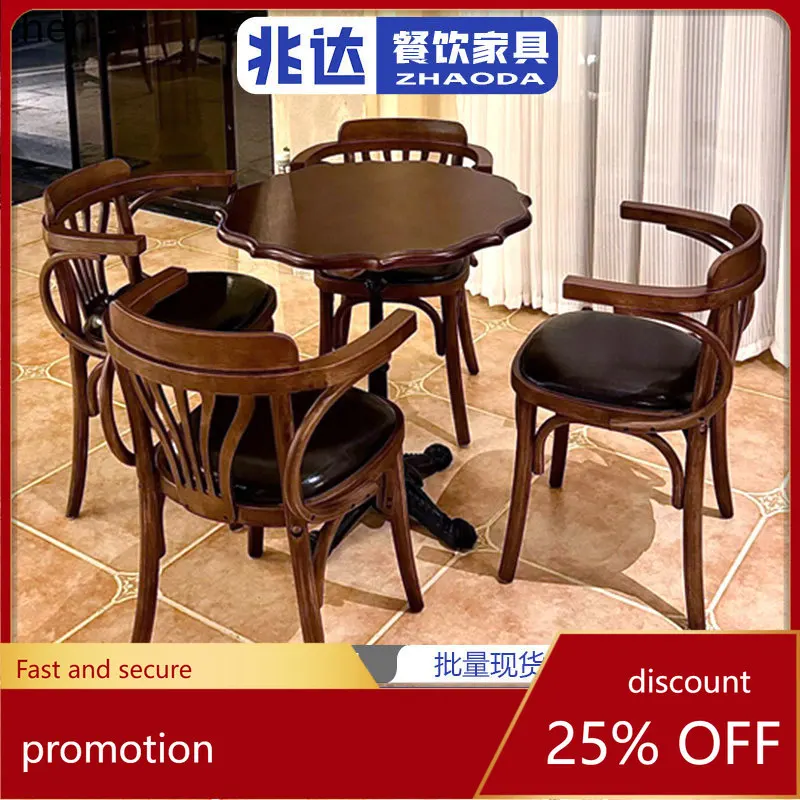LXC Classical Theme Solid Wood Table and Chairs Cafe Table and Chairs Hotel Living Room Negotiation Table
LXC Classical Theme Solid Wood Table and Chairs Cafe Table and Chairs Hotel Living Room Negotiation Table