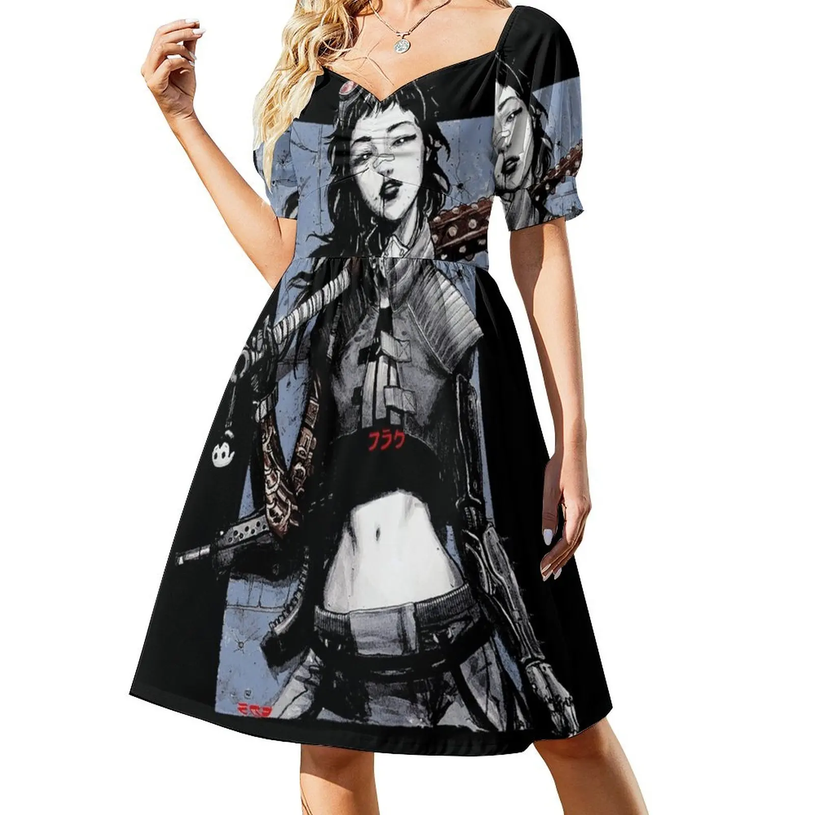 Vaporwave Cyberpunk Girl Japanese Urban - Blue Anime Gift Short-Sleeved Dress summer dress korean women Women dresses summer
Vaporwave Cyberpunk Girl Japanese Urban - Blue Anime Gift Short-Sleeved Dress summer dress korean women Women dresses summer