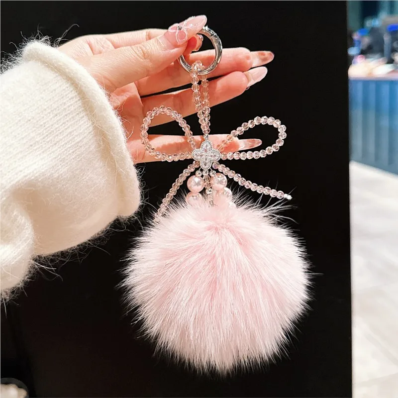 fashions Luxury Fluffy Pom Pom Crystal Chain Lanyard Anti-Lost Wrist Strap Universal for Cell Phone Bag Keychain Decoration-
fashions Luxury Fluffy Pom Pom Crystal Chain Lanyard Anti-Lost Wrist Strap Universal for Cell Phone Bag Keychain Decoration-