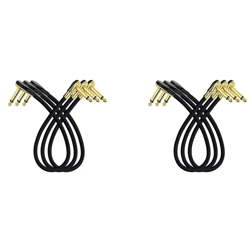 AA75-Guitar Patch Cable Effect Pedal Patch Cords 1/4-Inch Right Angle Low Profile Pancake Design For Effect Pedals 6 Pack
AA75-Guitar Patch Cable Effect Pedal Patch Cords 1/4-Inch Right Angle Low Profile Pancake Design For Effect Pedals 6 Pack