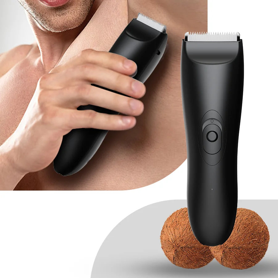IPX6 Cordless Men's Body/Groin Trimmer w/ SkinSafe Tech, 3D Blade & LED - Rechargeable for Sensitive Areas
IPX6 Cordless Men's Body/Groin Trimmer w/ SkinSafe Tech, 3D Blade & LED - Rechargeable for Sensitive Areas
