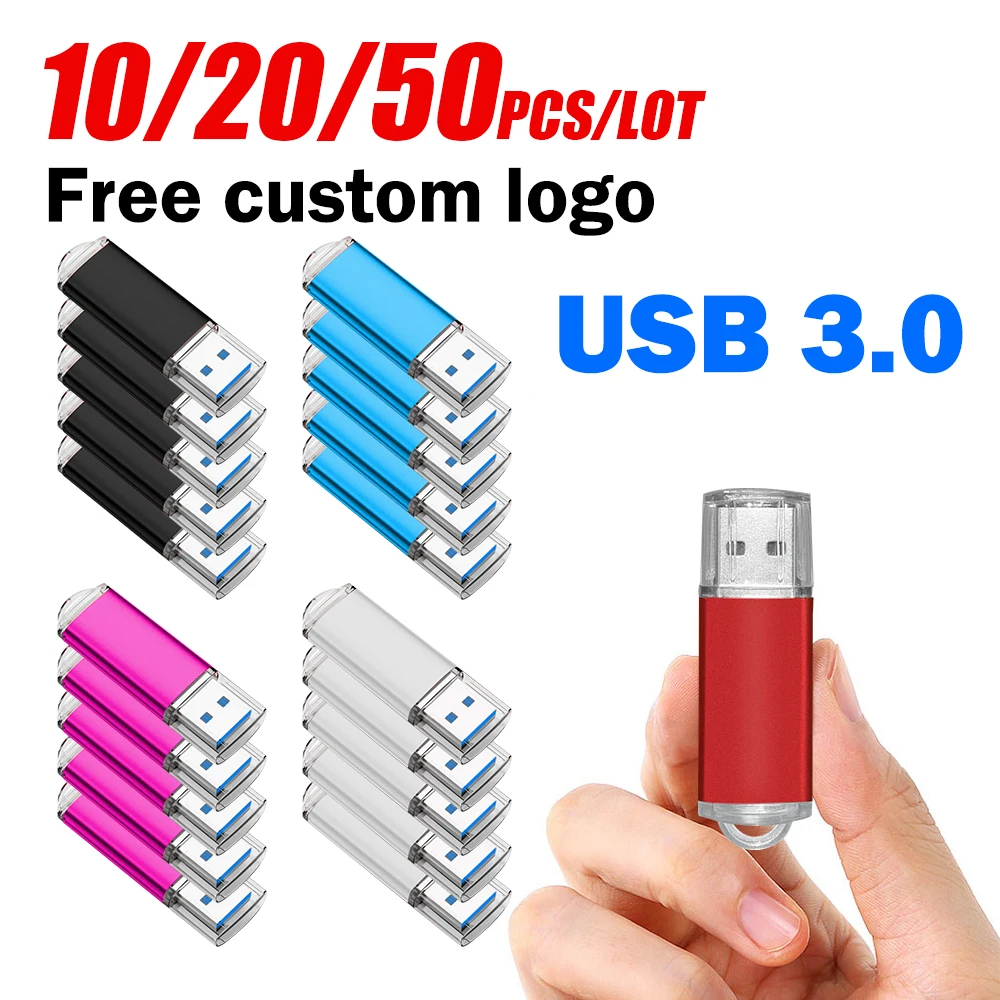 10/20/50pcs/lot 3.0 USB 64GB Metal Pen Drive 8GB Flash Drive 16GB 32GB 128GB High Speed USB Stick Pendrives metal for Computer
10/20/50pcs/lot 3.0 USB 64GB Metal Pen Drive 8GB Flash Drive 16GB 32GB 128GB High Speed USB Stick Pendrives metal for Computer