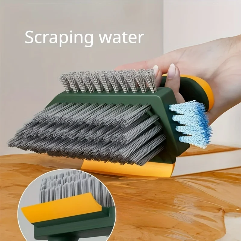 4-in-1 Grout Brush with Squeegee Durable Bristles Heavy-Duty Scrub Brushes for Cleaning Tile Grout Kitchen Bathroom
4-in-1 Grout Brush with Squeegee Durable Bristles Heavy-Duty Scrub Brushes for Cleaning Tile Grout Kitchen Bathroom