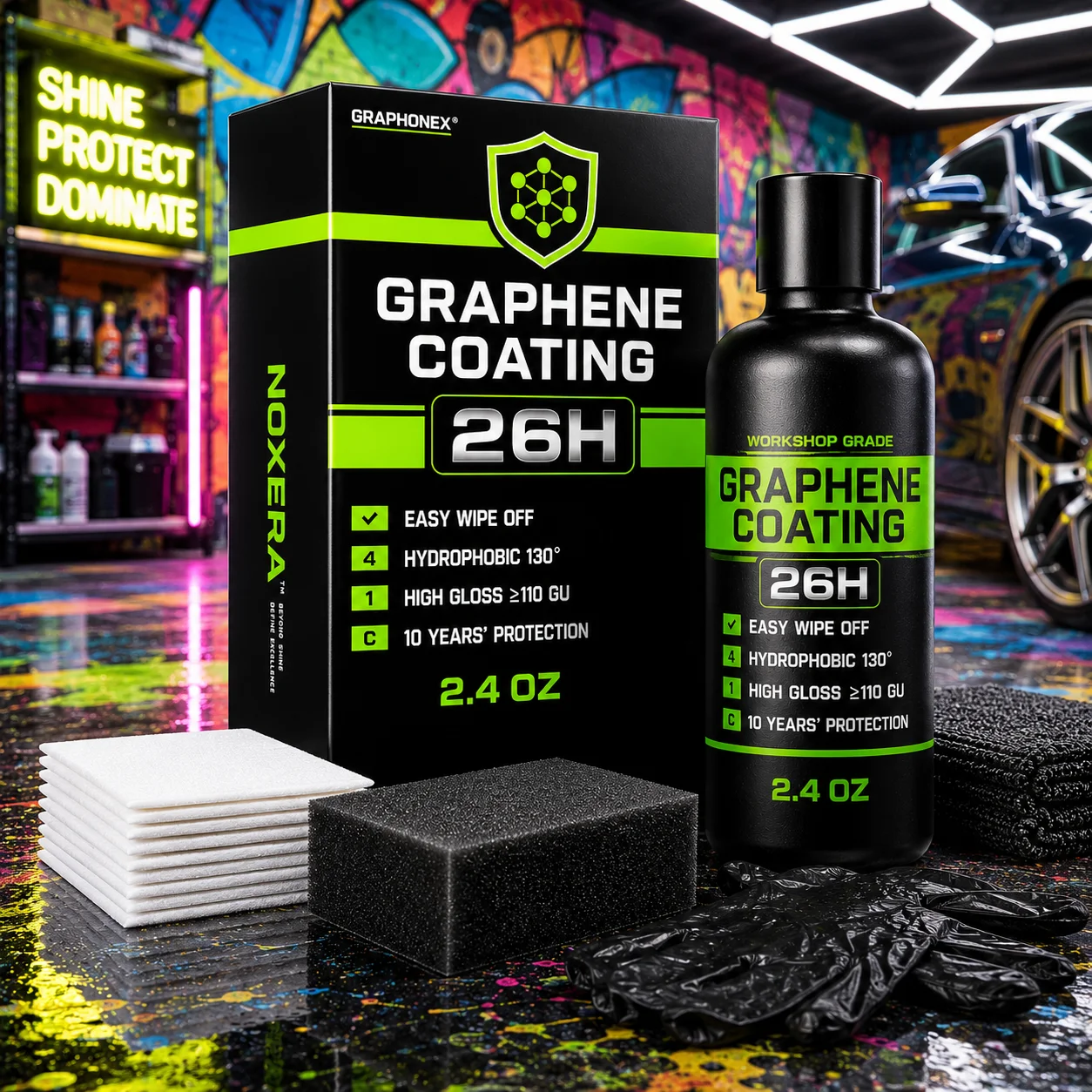 2026 Graphene Ceramic Coating with Self Healing and UV Track Technology Car Detailing Professionals 10+ Years of Protection
2026 Graphene Ceramic Coating with Self Healing and UV Track Technology Car Detailing Professionals 10+ Years of Protection