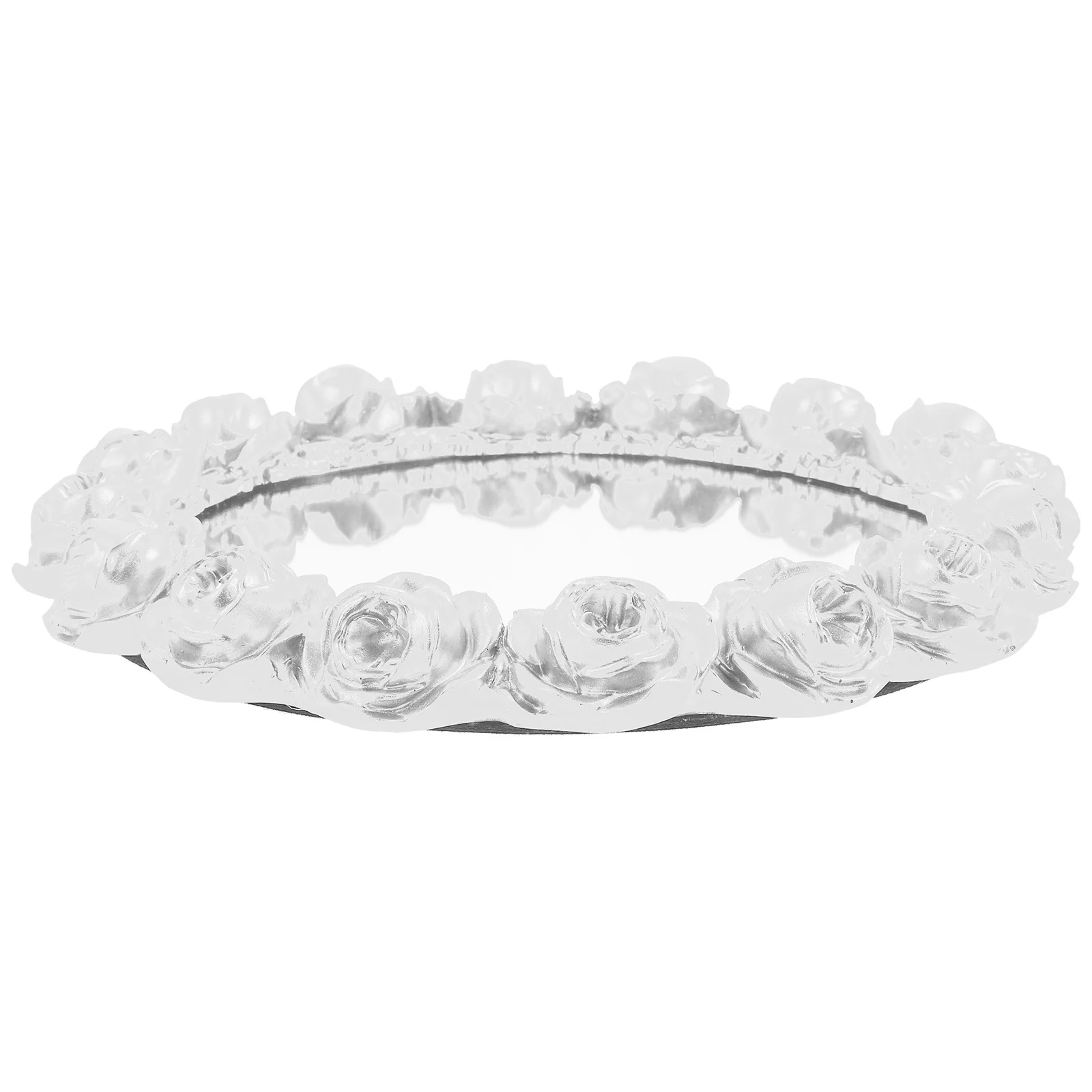 Gold Round Tray Mirror Finish Rose Design Multi Purpose Decorative Tray for Jewelry Cosmetics Fruits Sushi Desserts Table
Gold Round Tray Mirror Finish Rose Design Multi Purpose Decorative Tray for Jewelry Cosmetics Fruits Sushi Desserts Table