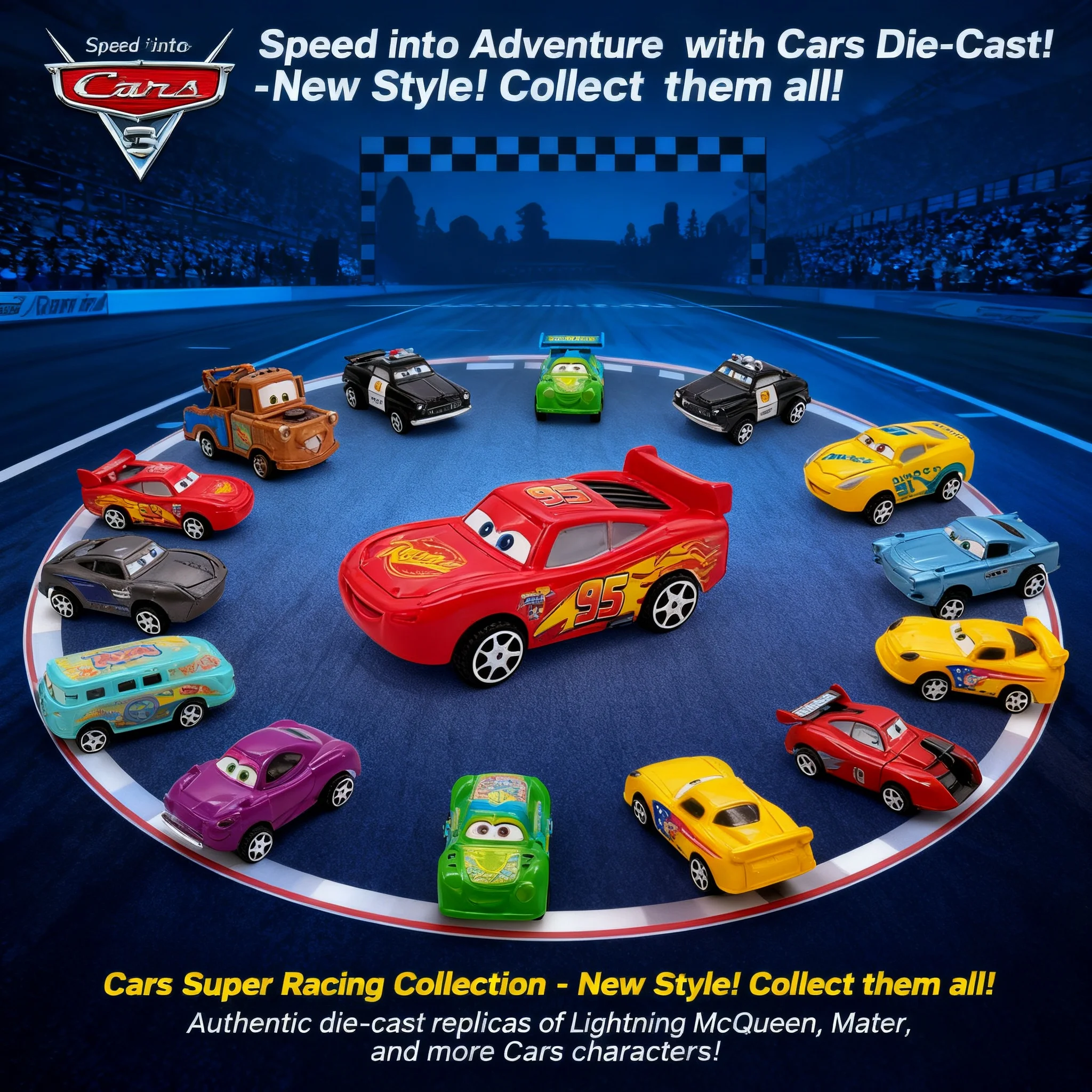 Pixar Cars 3 12 Piece Rebound Series Lightning McQueen Jackson Storm Plastic Model Toy Gift Box New
Pixar Cars 3 12 Piece Rebound Series Lightning McQueen Jackson Storm Plastic Model Toy Gift Box New