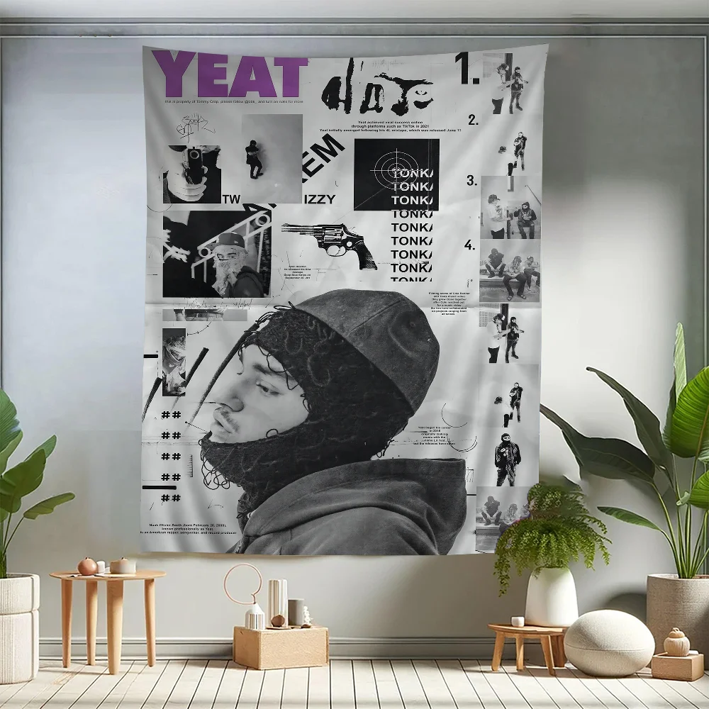 Rapper Y-Yeat Cartoon Tapestry Art Science Fiction Room Home Decor Wall Hanging Home Decor
Rapper Y-Yeat Cartoon Tapestry Art Science Fiction Room Home Decor Wall Hanging Home Decor