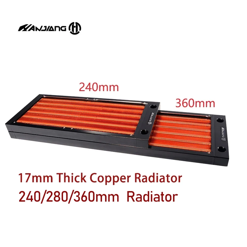 17mm Super Thin Copper Radiator Computer Water Cooler 240mm ,240/360mm Radiator Water Cooler for PC Cooling G1/4 "
17mm Super Thin Copper Radiator Computer Water Cooler 240mm ,240/360mm Radiator Water Cooler for PC Cooling G1/4 "