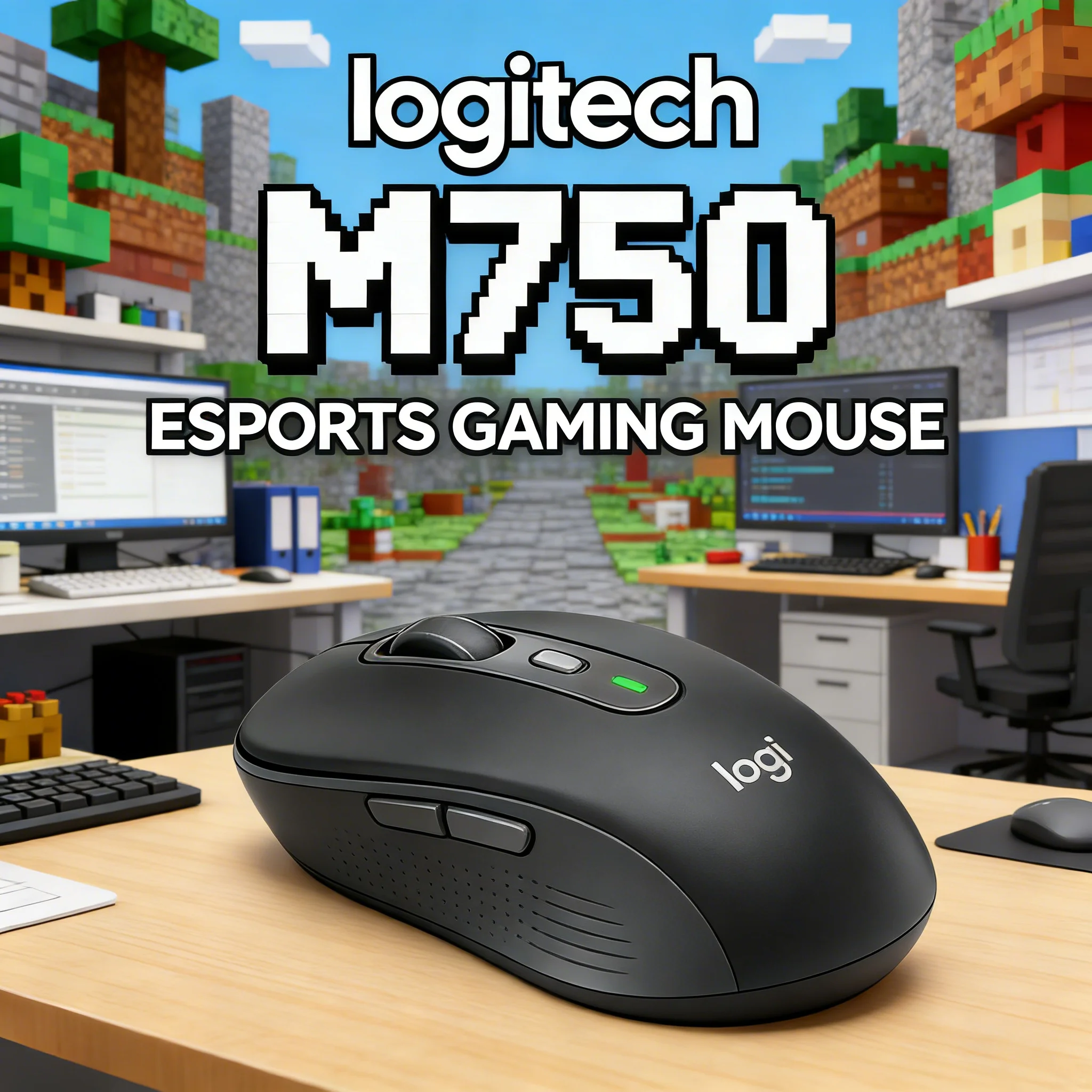 Logitech M750 Ergonomic Silent Mouse Comfortable Right-Handed Design with 6 Programmable Buttons for Computer Mouse
Logitech M750 Ergonomic Silent Mouse Comfortable Right-Handed Design with 6 Programmable Buttons for Computer Mouse