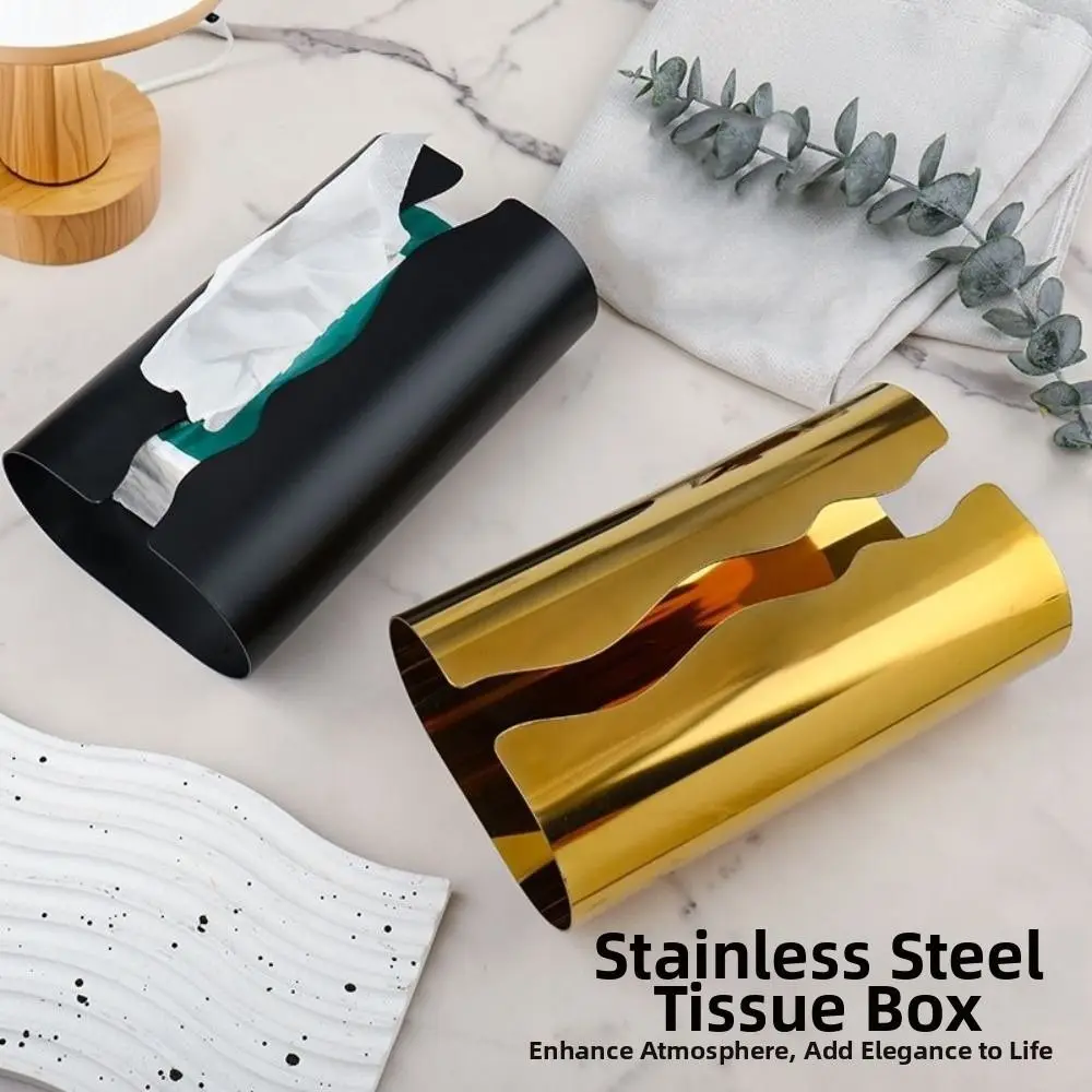 Nordic Style Stainless Steel Tissue Box Minimalist Waterproof Napkin Storage Box Multi-functional Elegant Paper Towel Case
Nordic Style Stainless Steel Tissue Box Minimalist Waterproof Napkin Storage Box Multi-functional Elegant Paper Towel Case