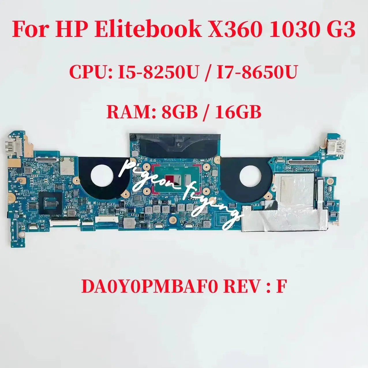 DA0Y0PMBAF0 для ноутбука HP Elitebook X360 1030 G3, материнская плата, процессор: I5-8250U I7-8650U, оперативная память: 8 ГБ/16 ГБ L31860-601 L31867-601
DA0Y0PMBAF0 для ноутбука HP Elitebook X360 1030 G3, материнская плата, процессор: I5-8250U I7-8650U, оперативная память: 8 ГБ/16 ГБ L31860-601 L31867-601