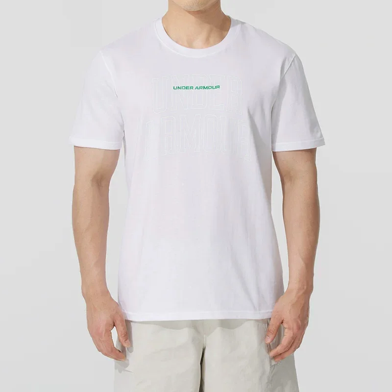 Under Armour New summer men's white T-shirt for casual, breathable running, fitness and training 6001858-100
Under Armour New summer men's white T-shirt for casual, breathable running, fitness and training 6001858-100