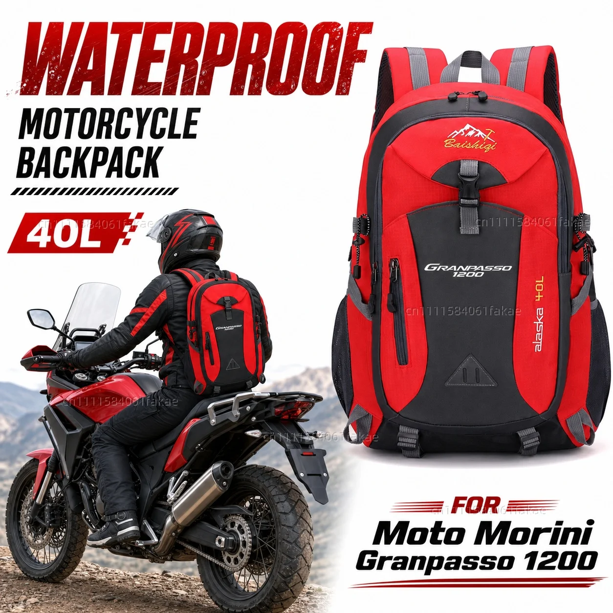 FOR Moto Morini Granpasso 1200 2008-2015 Motorcycle Backpack 40L Waterproof Travel Backpack Outdoor Hiking Camping Daypack
FOR Moto Morini Granpasso 1200 2008-2015 Motorcycle Backpack 40L Waterproof Travel Backpack Outdoor Hiking Camping Daypack