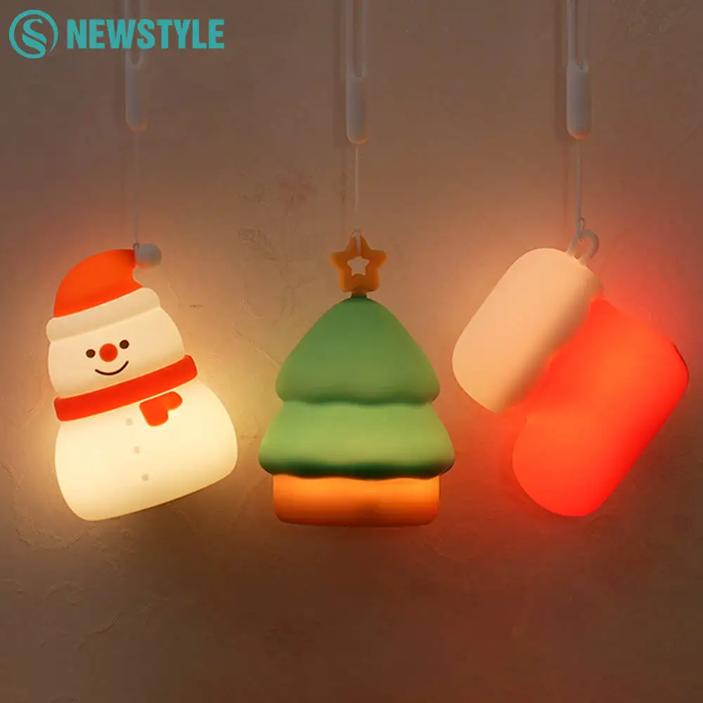 Silicone Christmas Snowman Night Lights Adjustable Light Children's Night Lights Christmas Gift Rechargeable Bedroom Decorations
Silicone Christmas Snowman Night Lights Adjustable Light Children's Night Lights Christmas Gift Rechargeable Bedroom Decorations