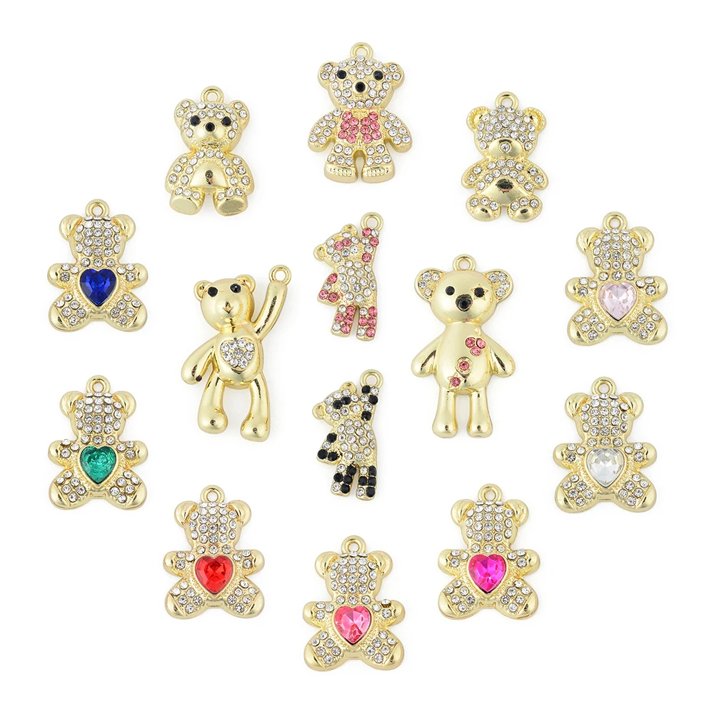 10 шт./партия, подвески-медведи из сплава
10 шт./партия, подвески-медведи из сплава