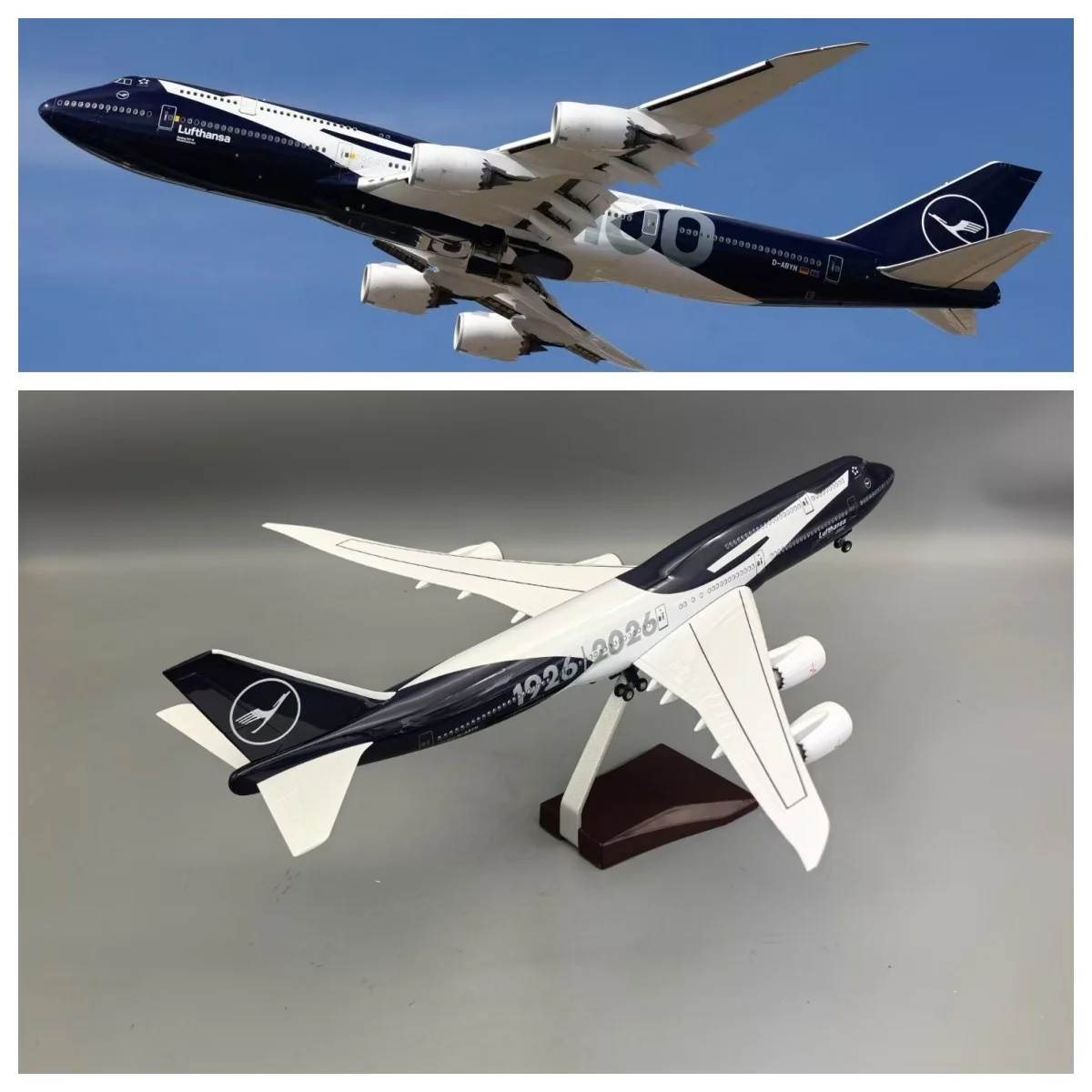 47cm Collectible Plane b747 Lufthansa 100years Diecast Airplane Model Kits Resin W Light and Wheel Aircraft Jet Model
47cm Collectible Plane b747 Lufthansa 100years Diecast Airplane Model Kits Resin W Light and Wheel Aircraft Jet Model