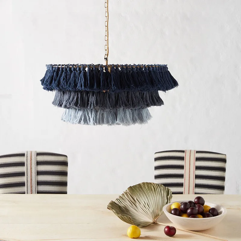 Tassel Chandelier vintage boho lamp designer creative woven light dining hanging led lights bedroom indoor kitchen island light
Tassel Chandelier vintage boho lamp designer creative woven light dining hanging led lights bedroom indoor kitchen island light