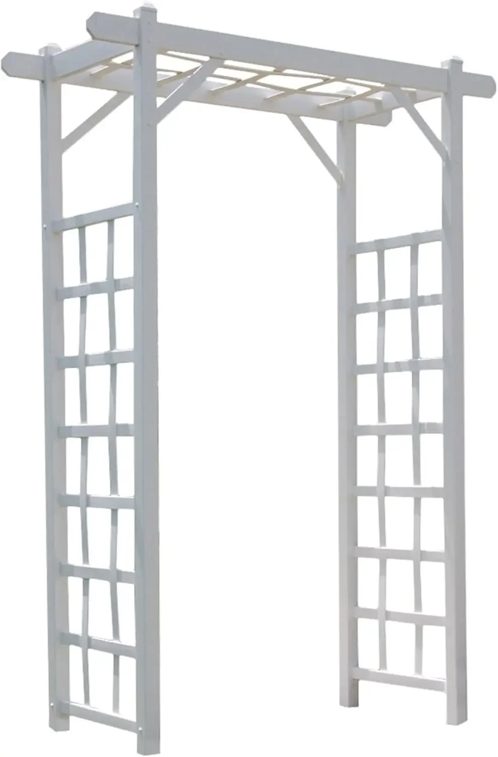 Dura-Trel Elmwood Arbor, Vinyl Garden Archway for Outdoors, 57" x 85", White - Backyard Decorative Arch for Pathways & Entrances
Dura-Trel Elmwood Arbor, Vinyl Garden Archway for Outdoors, 57" x 85", White - Backyard Decorative Arch for Pathways & Entrances