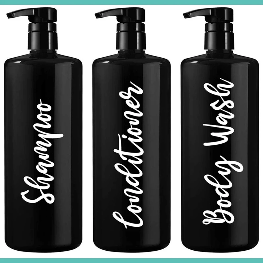 Shampoo Conditioner Body Wash Shower Bottle Sticker Decal Vinyl Bathroom Labels Shower Room Decor
Shampoo Conditioner Body Wash Shower Bottle Sticker Decal Vinyl Bathroom Labels Shower Room Decor
