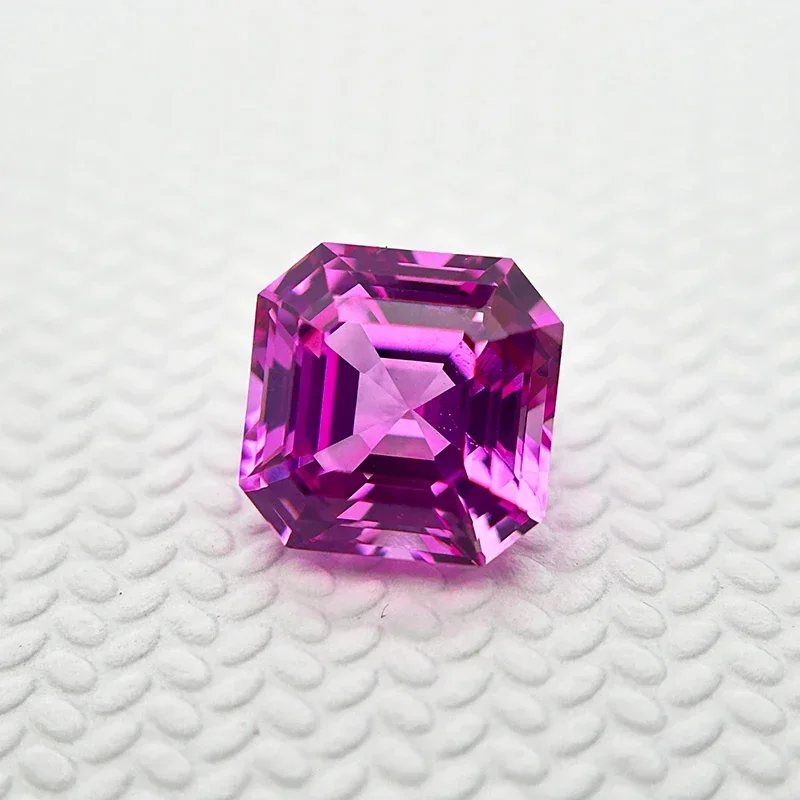 Hot Sale Lab Grown Sapphire Asscher Cut Pink Color DIY Charms Jewelry Making Main Materials Selectable Certificate
Hot Sale Lab Grown Sapphire Asscher Cut Pink Color DIY Charms Jewelry Making Main Materials Selectable Certificate