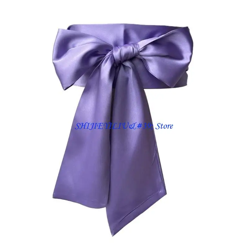 E21F Elegant Ribbon Bowknot Sash Belt Decorative Waistband Dress Belt for Women Lady
E21F Elegant Ribbon Bowknot Sash Belt Decorative Waistband Dress Belt for Women Lady