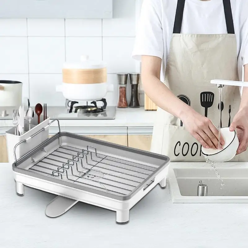 Kitchen Drying Rack For Dishes Countertop Dish Rack Stainless Steel With Drip Tray Kitchen Drying Rack Drying Dish Organizer
Kitchen Drying Rack For Dishes Countertop Dish Rack Stainless Steel With Drip Tray Kitchen Drying Rack Drying Dish Organizer