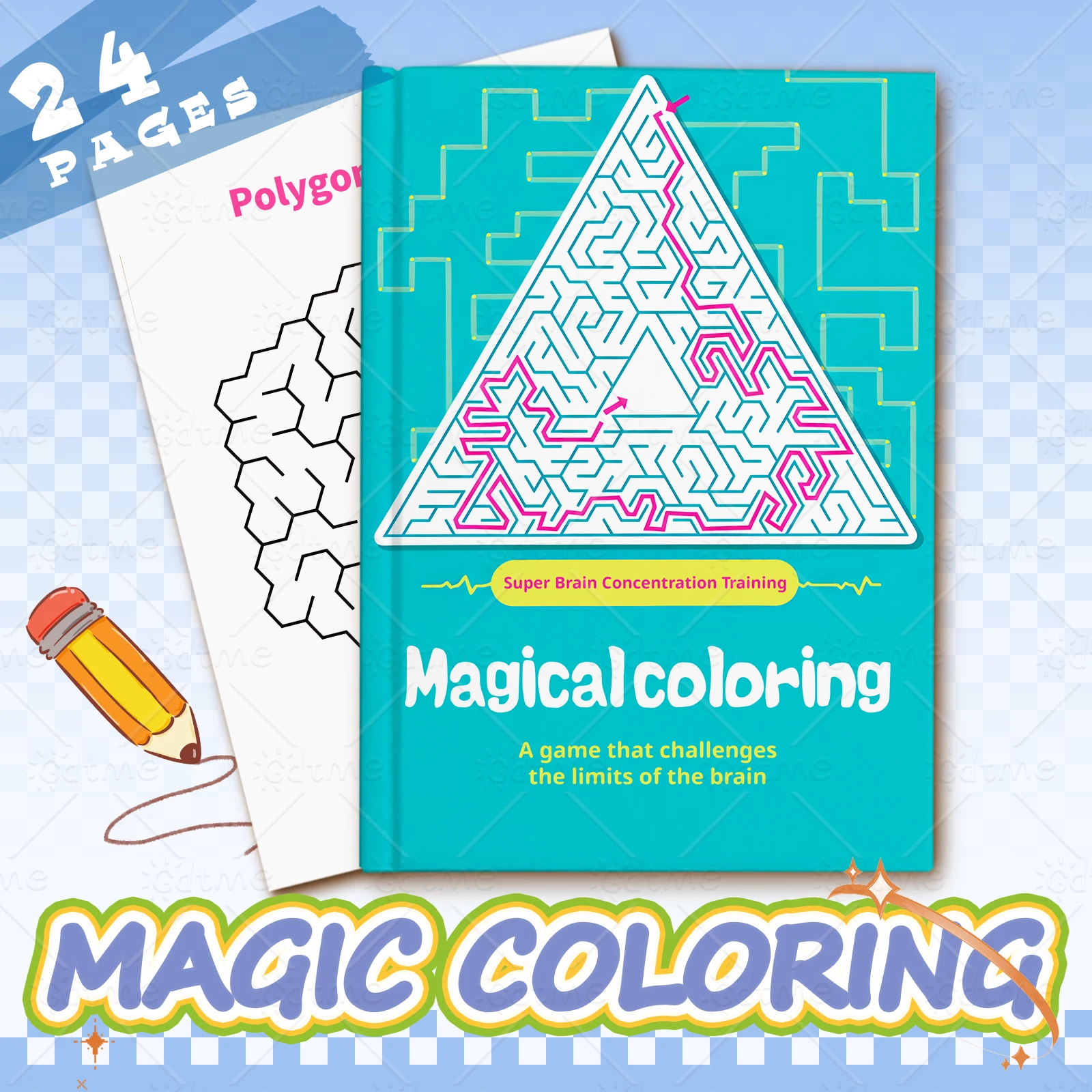 Children Maze Game Book Student Concentration Training Intellectual Development Educational Early Learning Toys Kids Gifts
Children Maze Game Book Student Concentration Training Intellectual Development Educational Early Learning Toys Kids Gifts