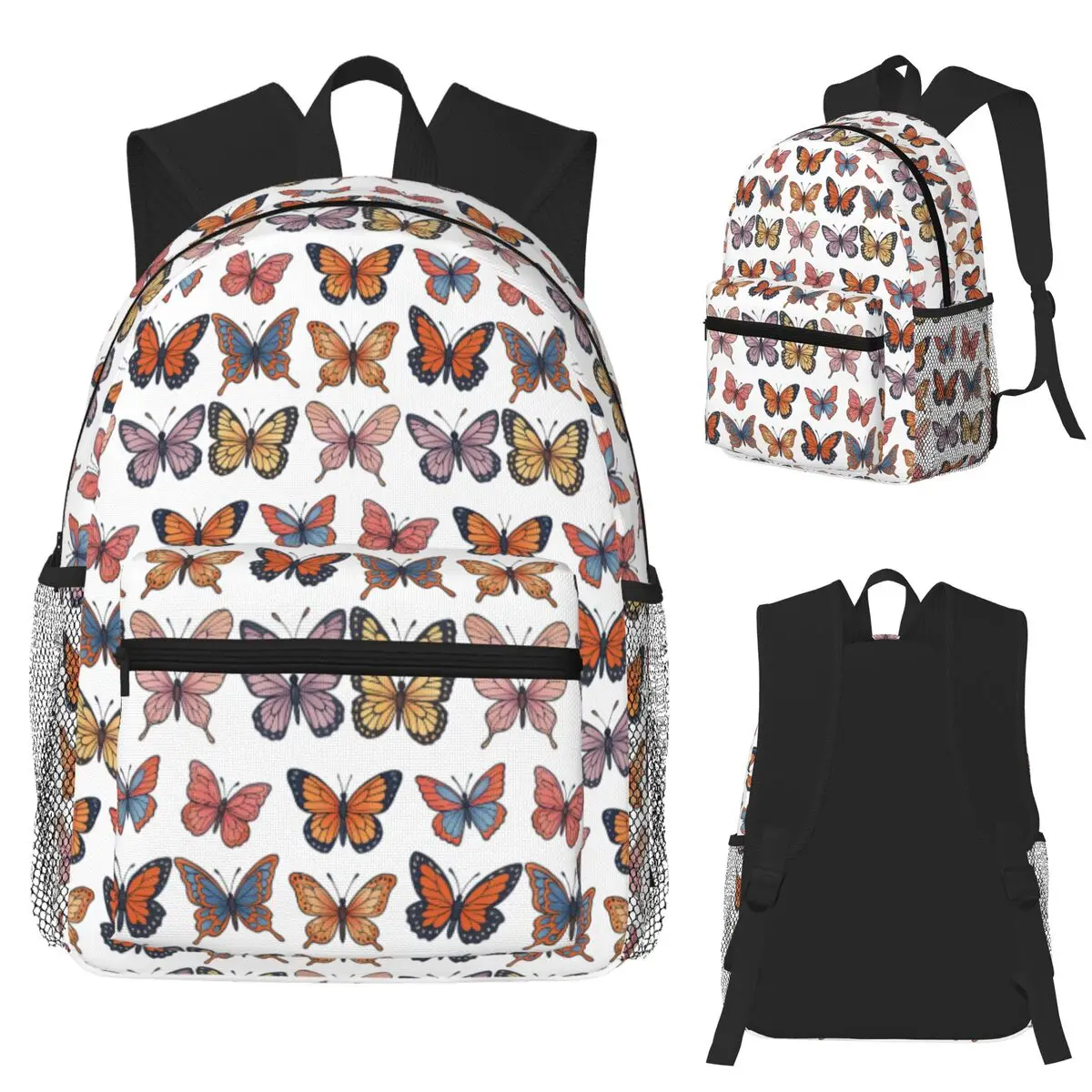 Colorful Butterfly Collection Watercolor Clipart Student Backpack School Bag Hiking Daypack for Men Women Bookbag Shoulder Bags
Colorful Butterfly Collection Watercolor Clipart Student Backpack School Bag Hiking Daypack for Men Women Bookbag Shoulder Bags